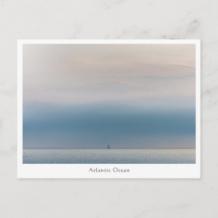 Sail Boat Seascape Photo Postcard
