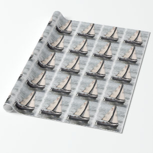 Sail Boats Wrapping Paper