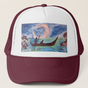 Sail by Moonlight Trucker Hat
