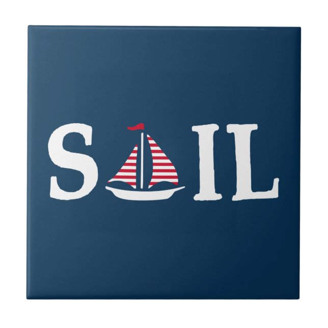 Sail Ceramic Tile (Front)