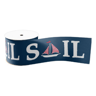 Sail Grosgrain Ribbon