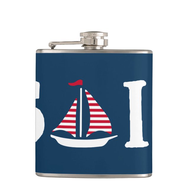 Sail Hip Flask (Front)