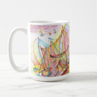 Sail in Action Coffee Mug