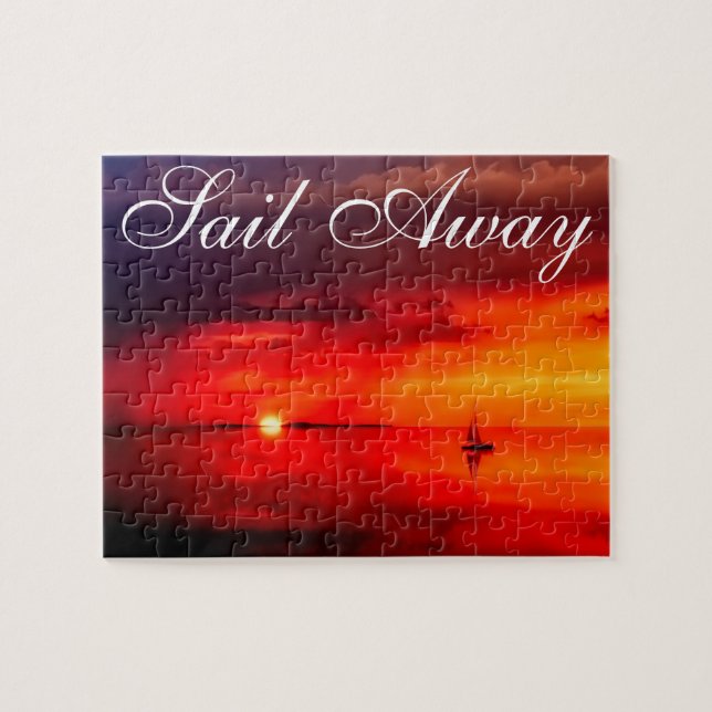 Sail into the Sunset Jigsaw Puzzle (Horizontal)