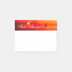 Sail into the Sunset Post-it Notes