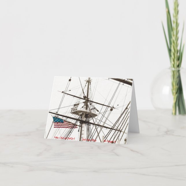 Sail-less Ship Card (Front)