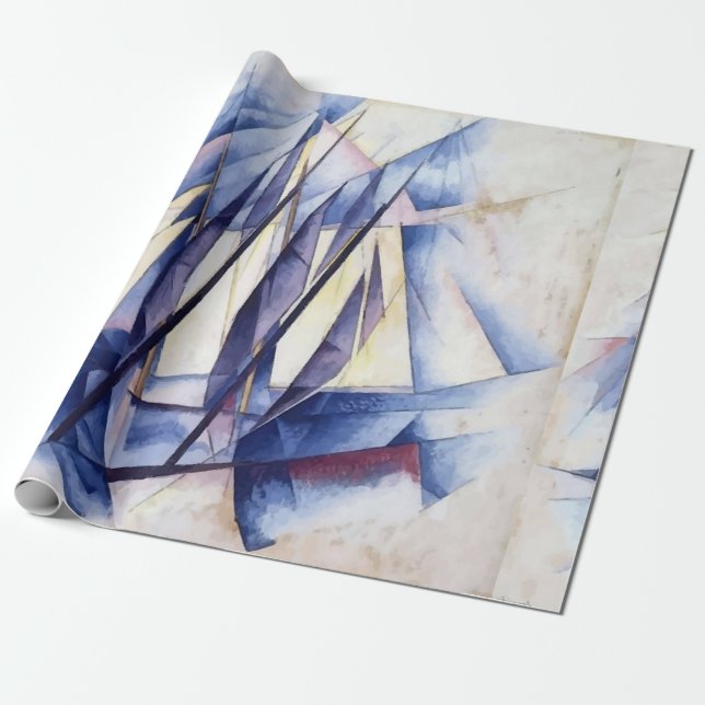 Sail Movements Wrapping Paper (Unrolled)
