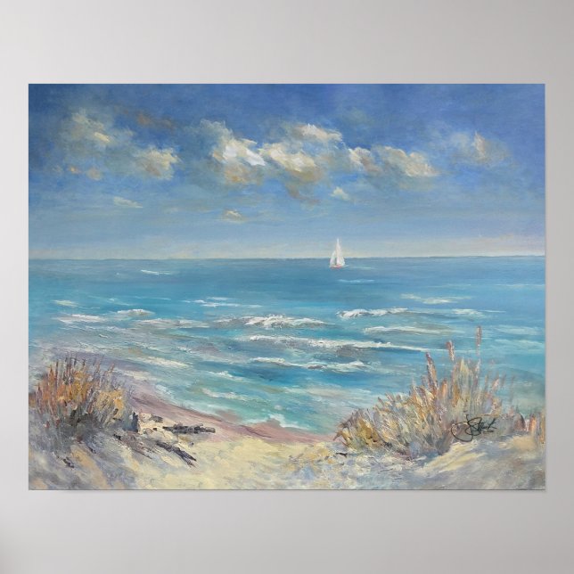 Sail On 14.14" x 18" Poster (Front)