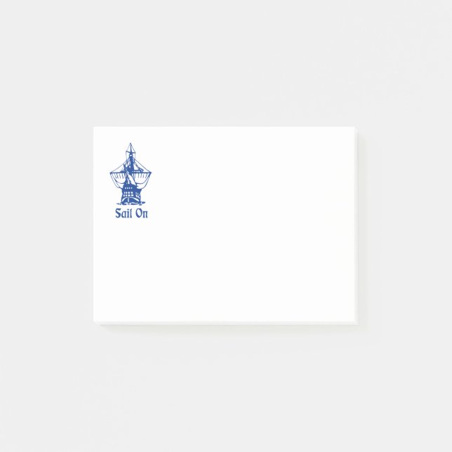 Sail on post-it notes (Front)
