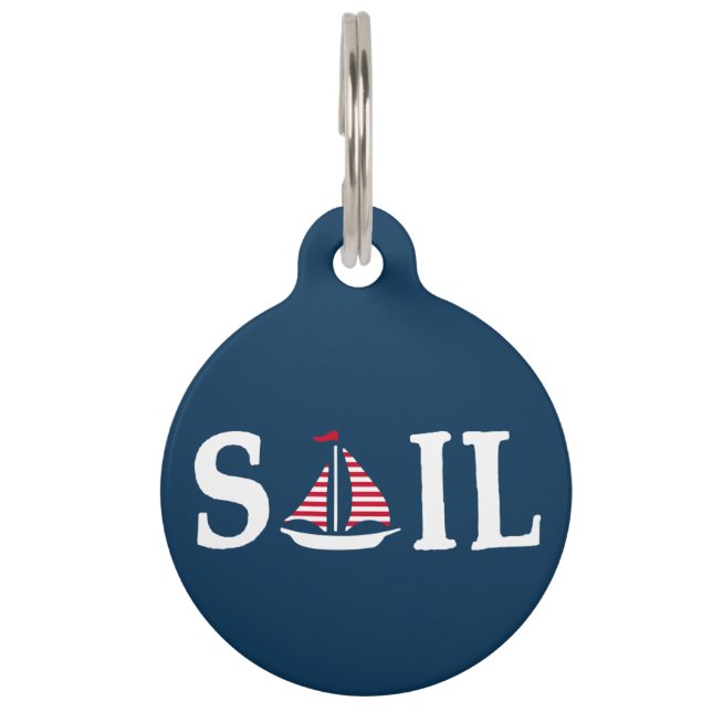 Sail Pet Tag (Front)