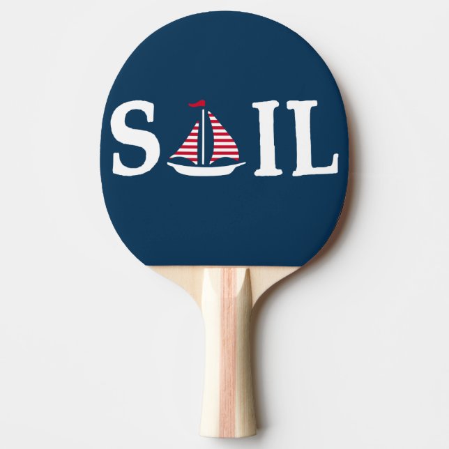 Sail Ping Pong Paddle (Front)