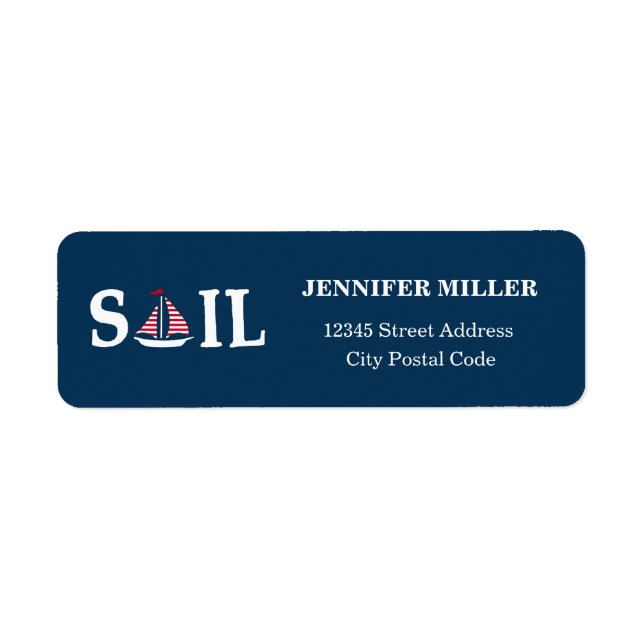 Sail Return Address Label (Front)
