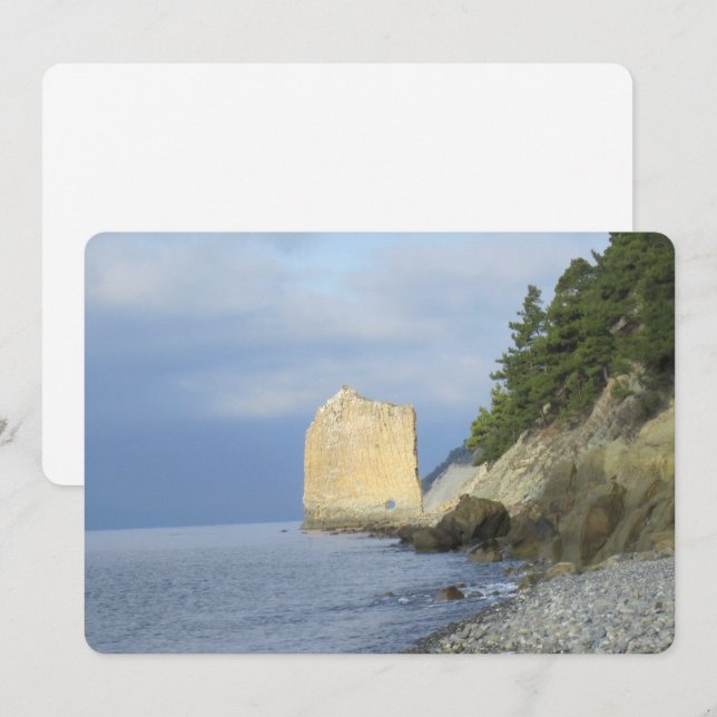 Sail Rock Flat Holiday Card (Front/Back)