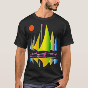 Sail Sailing Boat Sailors  T-Shirt