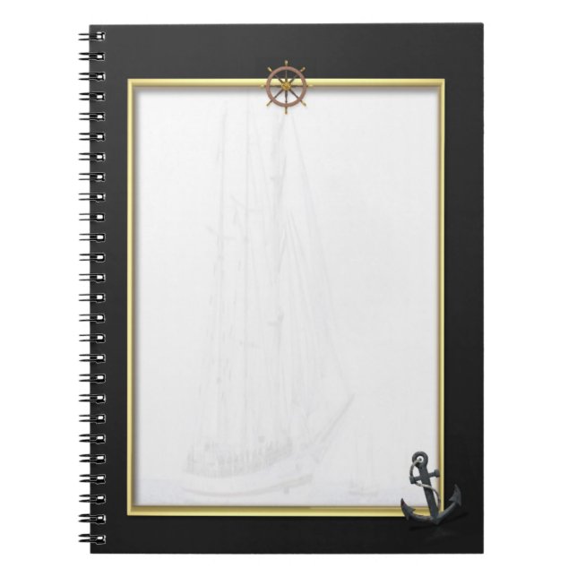 Sail Ship Notebook (Front)