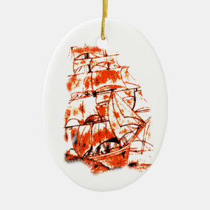 Sail Ship Ornament