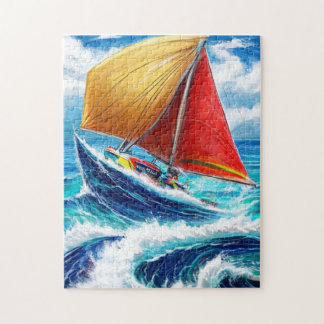 Sail The Choppy Seas Jigsaw Puzzle