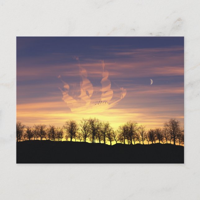 Sail the Night Sky Postcard (Front)