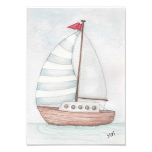 Sail the Ocean Blue Photo Print