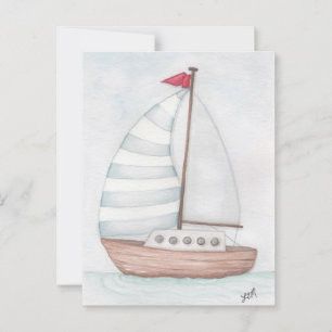 Sail the Ocean Blue Postcard
