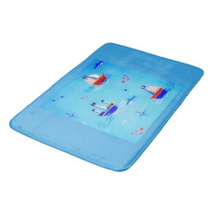 Sail The Sea Bath Mat