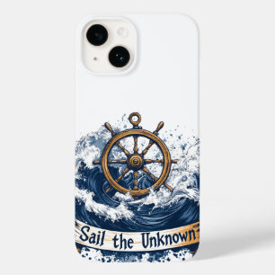 "Sail the Unknown" - Nautical-Inspired Design Case-Mate iPhone 14 Case