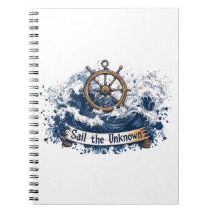 "Sail the Unknown" - Nautical-Inspired Design Notebook