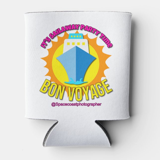 Sailaway Party Time Can Cooler (Front)