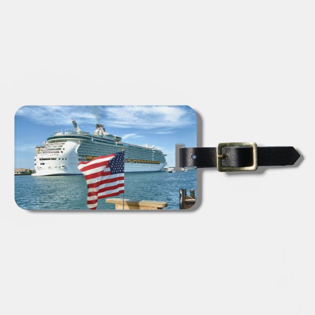 Sailaway Personalised Luggage Tag (Front Horizontal)