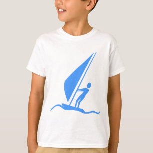 Sailboarding - Baby Blue T-Shirt