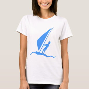 Sailboarding - Baby Blue T-Shirt