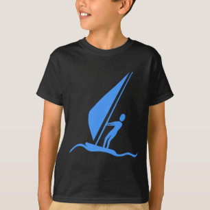 Sailboarding - Baby Blue T-Shirt