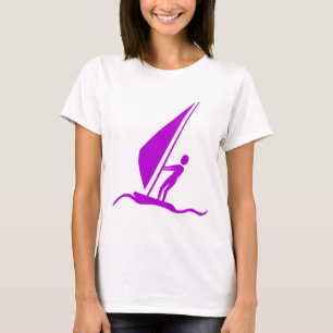 Sailboarding - Purple T-Shirt