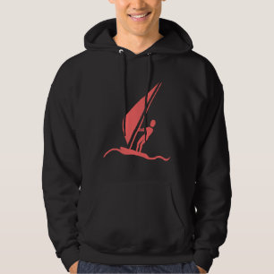 Sailboarding - Tropical Pink Hoodie