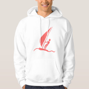 Sailboarding - Tropical Pink Hoodie