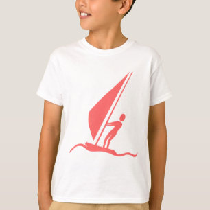Sailboarding - Tropical Pink T-Shirt