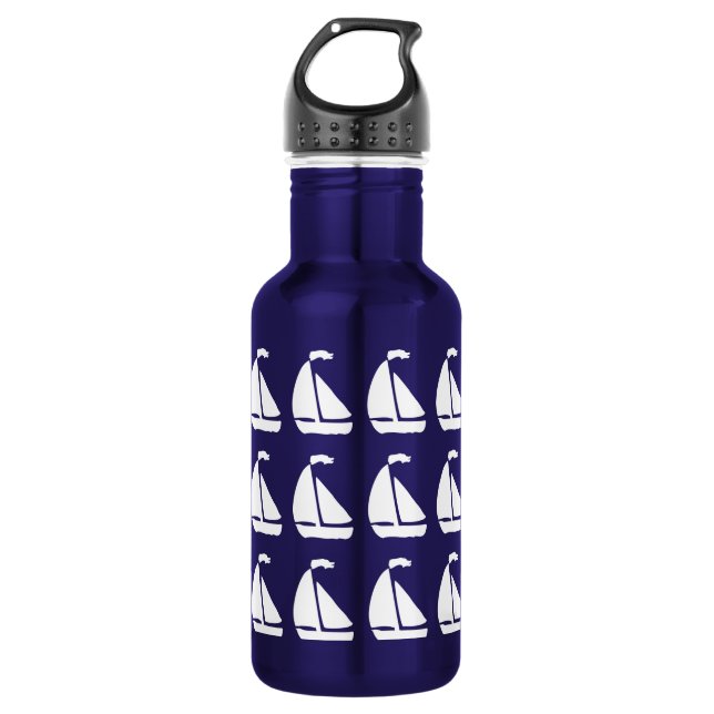Sailboat 532 Ml Water Bottle (Front)
