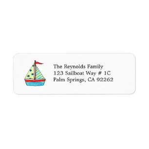 Sailboat Address Labels