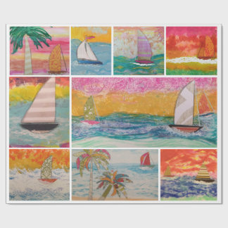 Sailboat Assortment Wrapping Paper