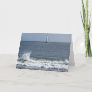Sailboat at Doran Beach Card