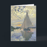 Sailboat at Le Petit-Gennevilliers by Claude Monet Card<br><div class="desc">Sailboat at Le Petit-Gennevilliers by Claude Monet.

Painted in 1874

This image is in the public domain</div>