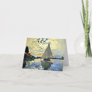 Sailboat at le Petit Gennevilliers Card