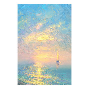 Sailboat at Sunset Photo Print