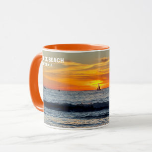 Sailboat at Sunset - Venice Beach, CA Mug