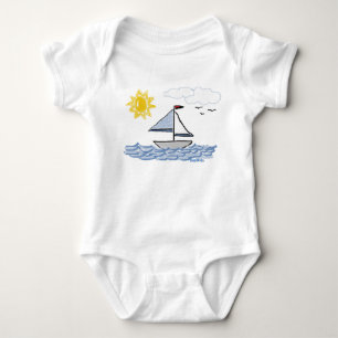 Sailboat Baby Bodysuit