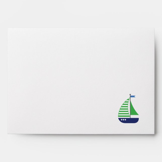 Sailboat Birthday Envelopes (Front)