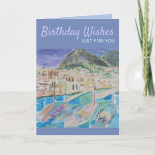 Sailboat Birthday Greetings Card