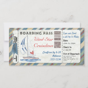 Sailboat Boarding Pass