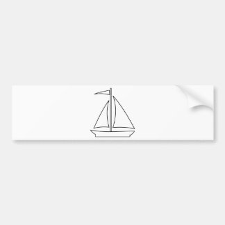 sailboat bumper sticker