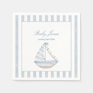 Sailboat Cocktail Napkin